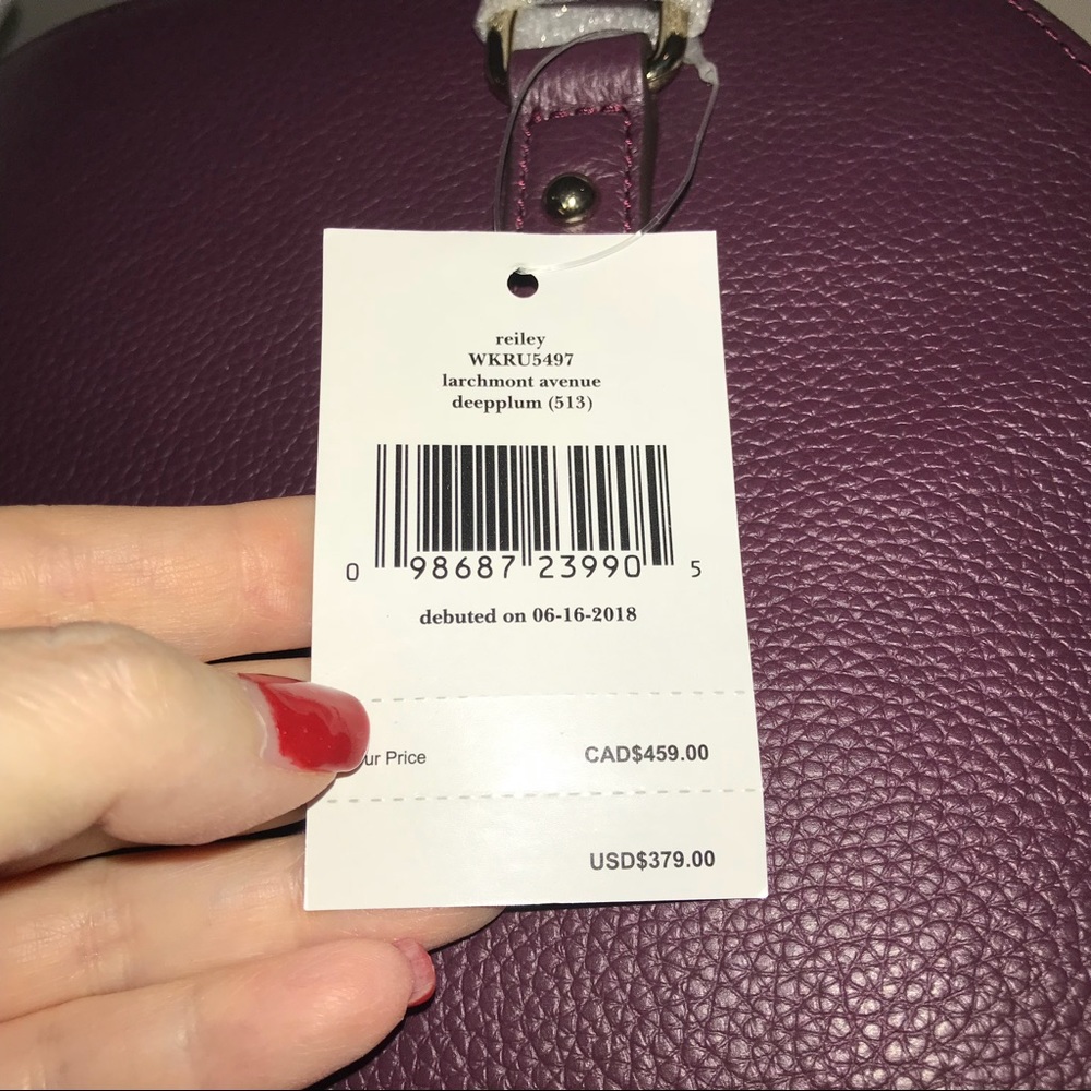 Take 40% Off Kate Spade ♠️ Reiley Larchmont Avenue Satchel NWTs - Picture 5 of 12